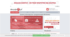 Desktop Screenshot of decyzje-it.pl